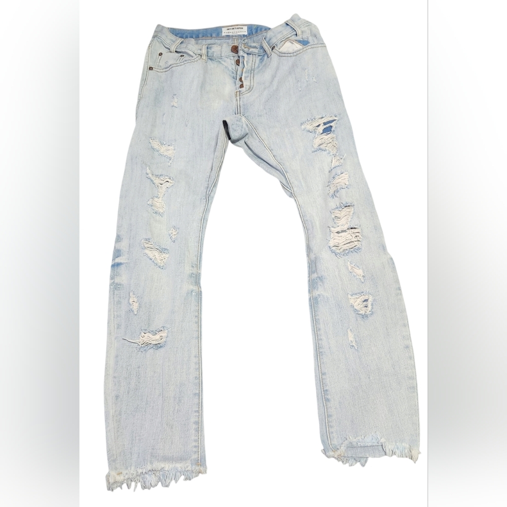 One Teaspoon Low Waist Bow Leg Pants